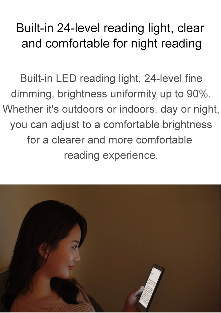 Xiaomi MiReader электронная книга 1 Гб+ 16 Гб HD 6-дюймовый защита глаз электронные чернила Экран планшетный электронных Бумага электронная книга Тип-C для офиса