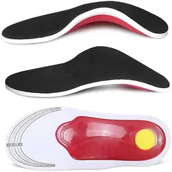 Orthotic Gel High Arch Support Insoles Gel Pad 3D Arch Support Flat Foot Premium For Women / Men  orthopedic pain Feet Unisex