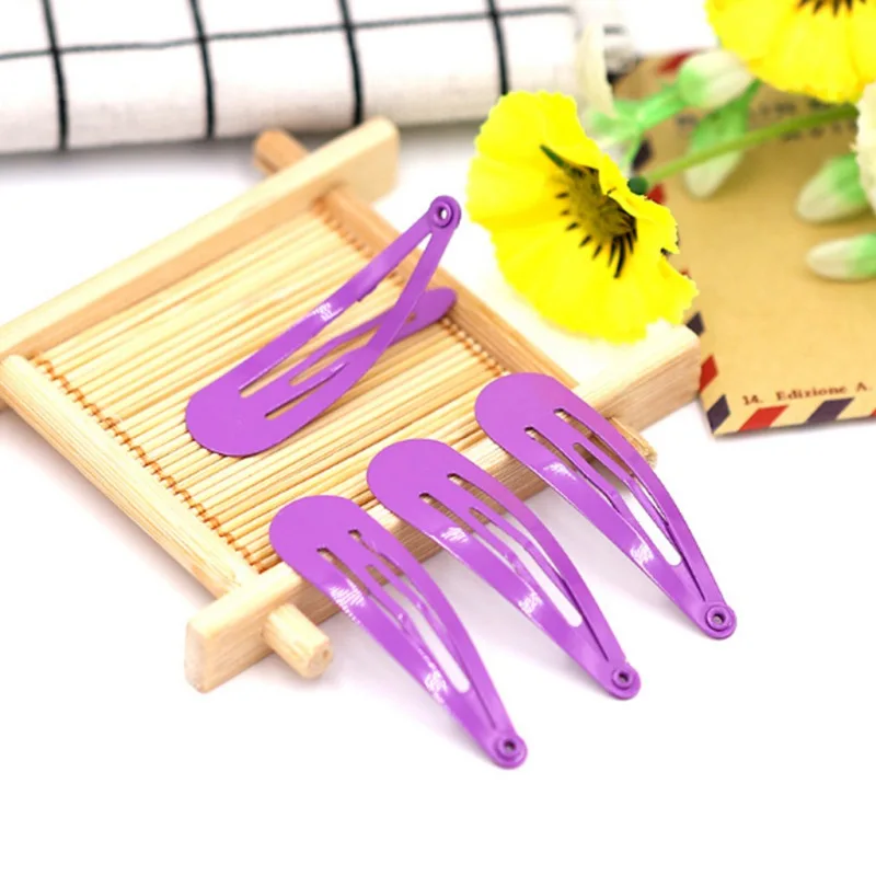 For Styling Teen Girl BB Hairpin Candy Colors Hair Clips Girls Hot Kid Girls Hair Clips Accessories Women Alloy Snap Hair Clips