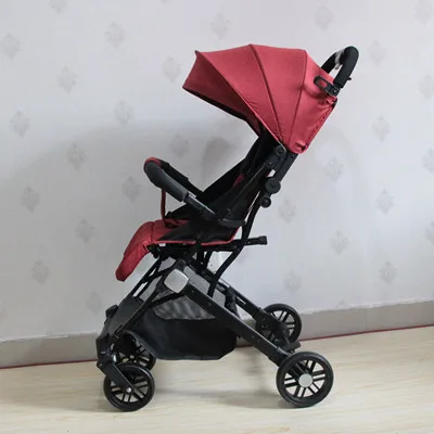 Baby stroller ultra light folding portable simple child high landscape can sit reclining baby child umbrella car on the plane - Цвет: E2