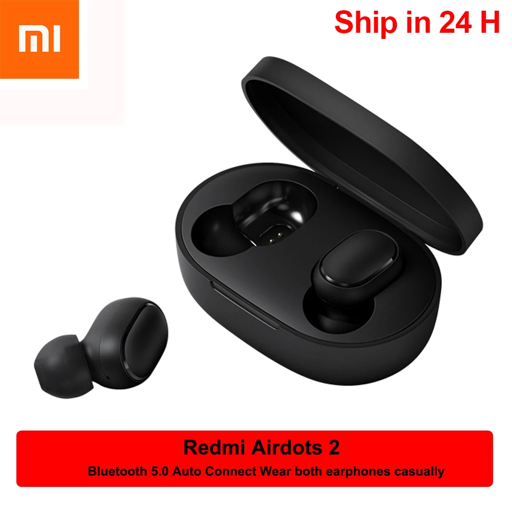 В наличии Xiaomi Redmi AirDots 2 беспроводные Bluetooth 5 0 наушники вкладыши стерео бас Ture