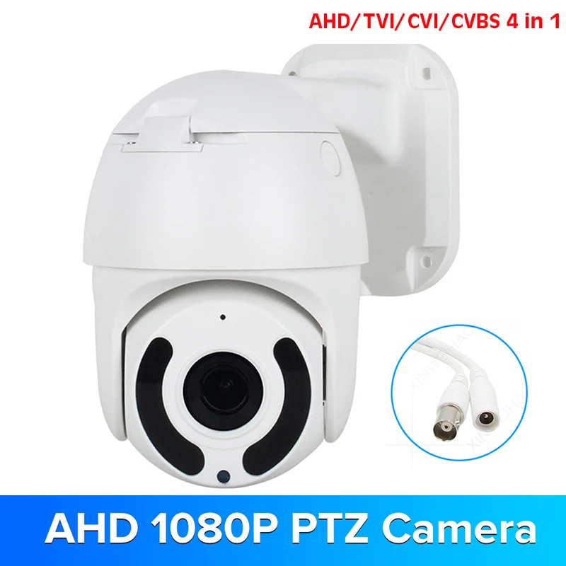  1080P AHD Speed Dome Camera IR Night Vision PTZ CCTV Surveillance CVBS TVI CVI AHD Camera 2MP Dome 