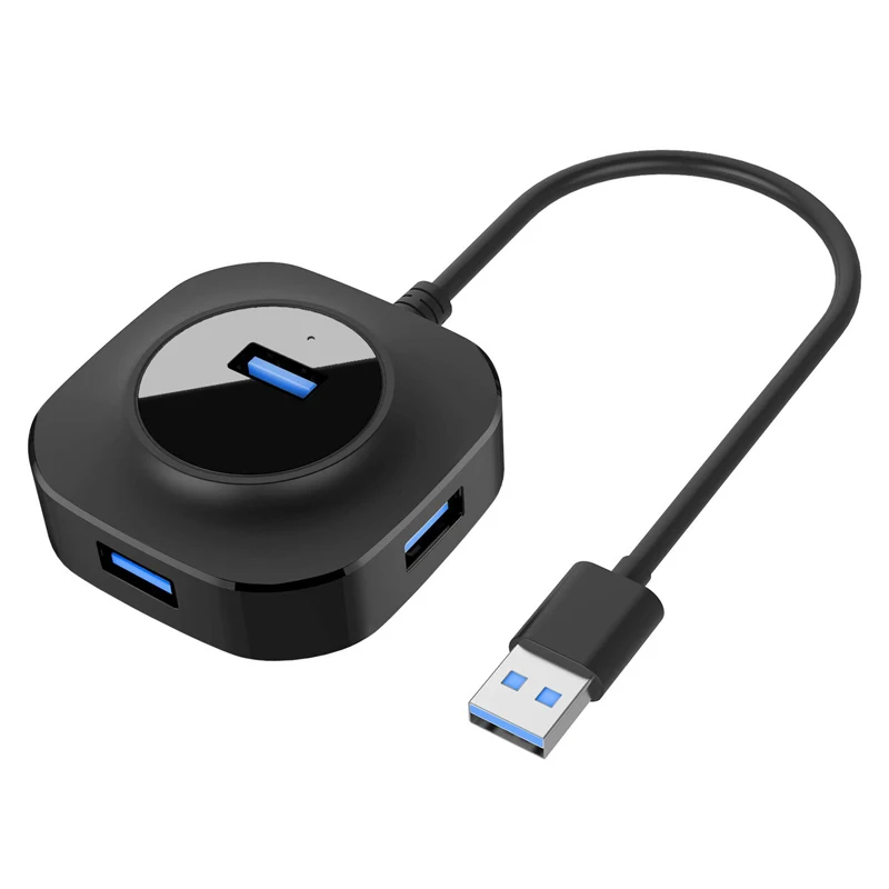 USB концентратор 3,0, мульти Высокоскоростной USB 3,0, концентратор, разветвитель 3,0/2,0, 4 порта, HAB, микро USB порт, расширитель, USB концентратор для ПК, компьютера