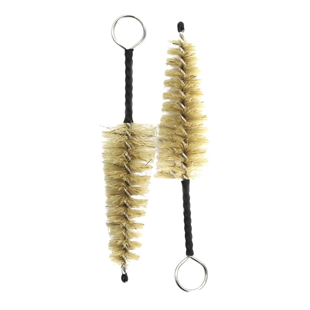 2Pcs Alto Saxophone Mouthpiece Cleaning Brush Cleaner for Better Tone Production