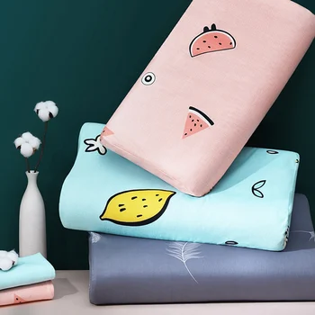 

1 Piece Of Wavy Latex Cool Ice Silk Adult Pillowcase