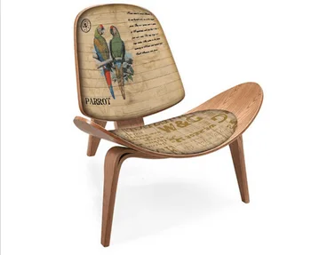 

Nordic chair insnet red chair creative simple designer single sofa chair smile airplane shell chair