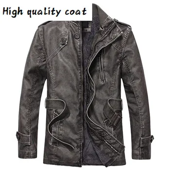 

Fashionable Super Coat in Winter Men's Leather Jacket and Men's Leather Clothing Brand Men's Coat Cheap C1206 Clothes