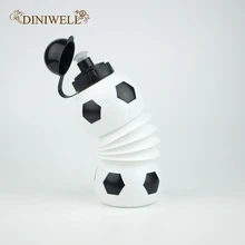 DINIWELL/спортивная детская бутылка для воды, футбольный мяч, складной футбольный Подарок, Идея для мальчиков, спортивный дорожный велосипед, школьные бутылки