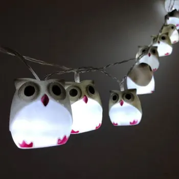 

Lovely Carnival Halloween Owl String Lights BBQ Party Garden Christmas Festival Decors Lights DIY Creative LED Lighting Chains