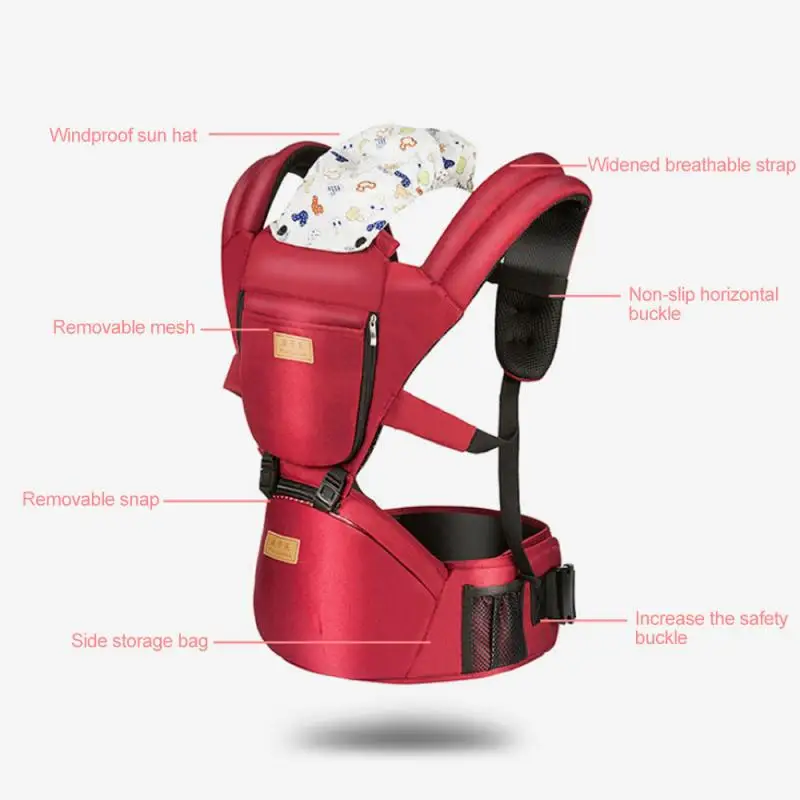 Baby Strap Carrier Breathable Baby Waist Stool Multifunctional Four Seasons Universal Back Baby Windproof