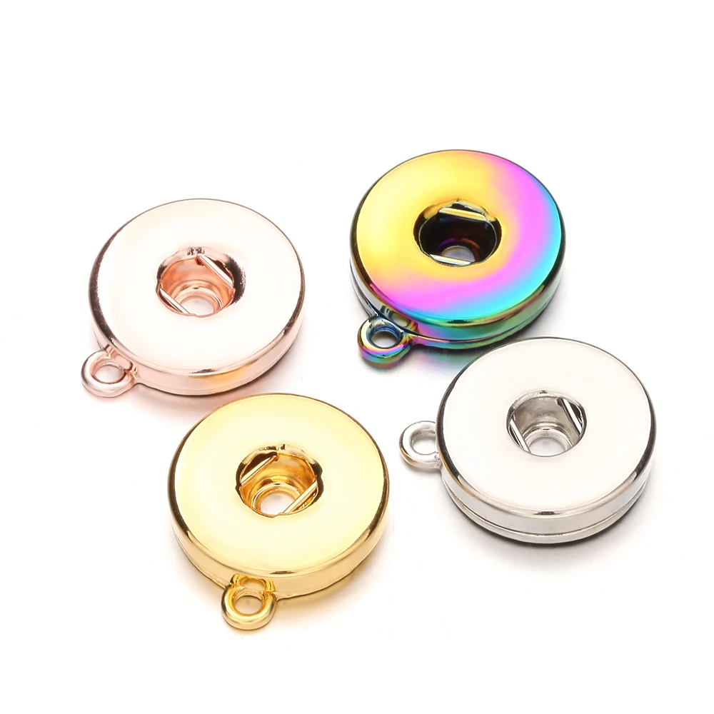 Snap Jewelry Finding 12mm 18mm 10pcs/lot for Make Snap Button Bracelet Necklace DIY Charms Interchangeable Snaps Buttons metal snap buttons,bracelet jewelry