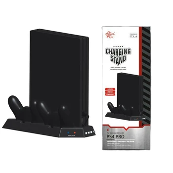 

Cooling Stand Dual Controller Charger Charging Station Multi-function Fan Cooling Base Bracket For PS4Pro