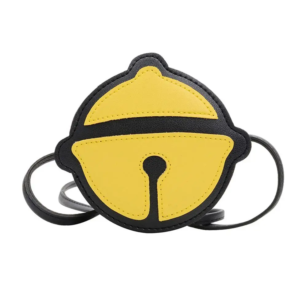 Yellow Детская сумка через плечо, кошелек, портмоне, модные кожаные сумки для детей, милый колокол, пакет bolsos sac - Цвет: Yellow