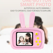 Мультфильм цифровой Камера детские игрушки креативные 2 дюйма 1080P развивающая игрушка фотографии обучение Камера для детей подарки на день рождения