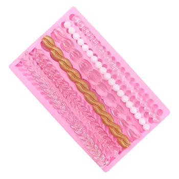 

Pearl Knitted Belt Chain Fondant Silicone Mold Epoxy Mold XGY-375