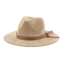 chapeau femme bonnet casquette chapeau homme Fedoras – Chapeau en velours côtelé pour Femme et homme, en feutre, couleur unie, Camel, noir, collection automne et hiver
