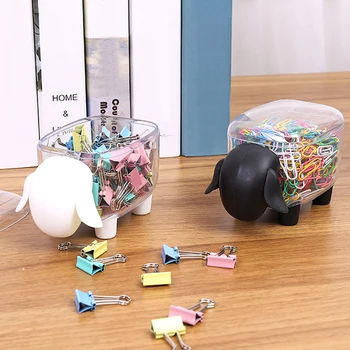 

Creative Sheep Plastic Cotton Swab Box Toothpick Case Container Organizer Automatic Household Toothpick Dispenser Stick Holder