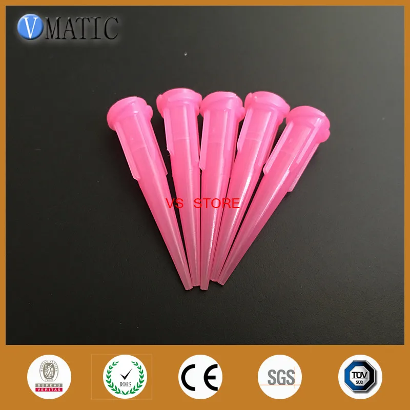 de Distribuição com Pontas Afuniladas Cor Rosa de Plástico 100 Peças de distribuicao com pontas afuniladas cor rosa plastico 100 pecas 02