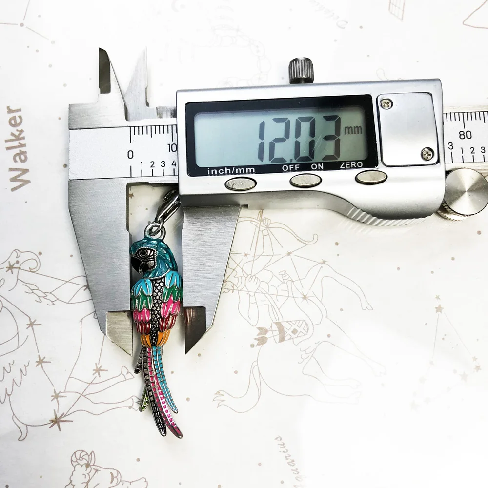 925 Sterling Silver Colorful Parrot Pendant Charm 2019 Summer Fashion Jewelry Gift Fit Bracelet For Women Men Fashion Jewelry - Image 3