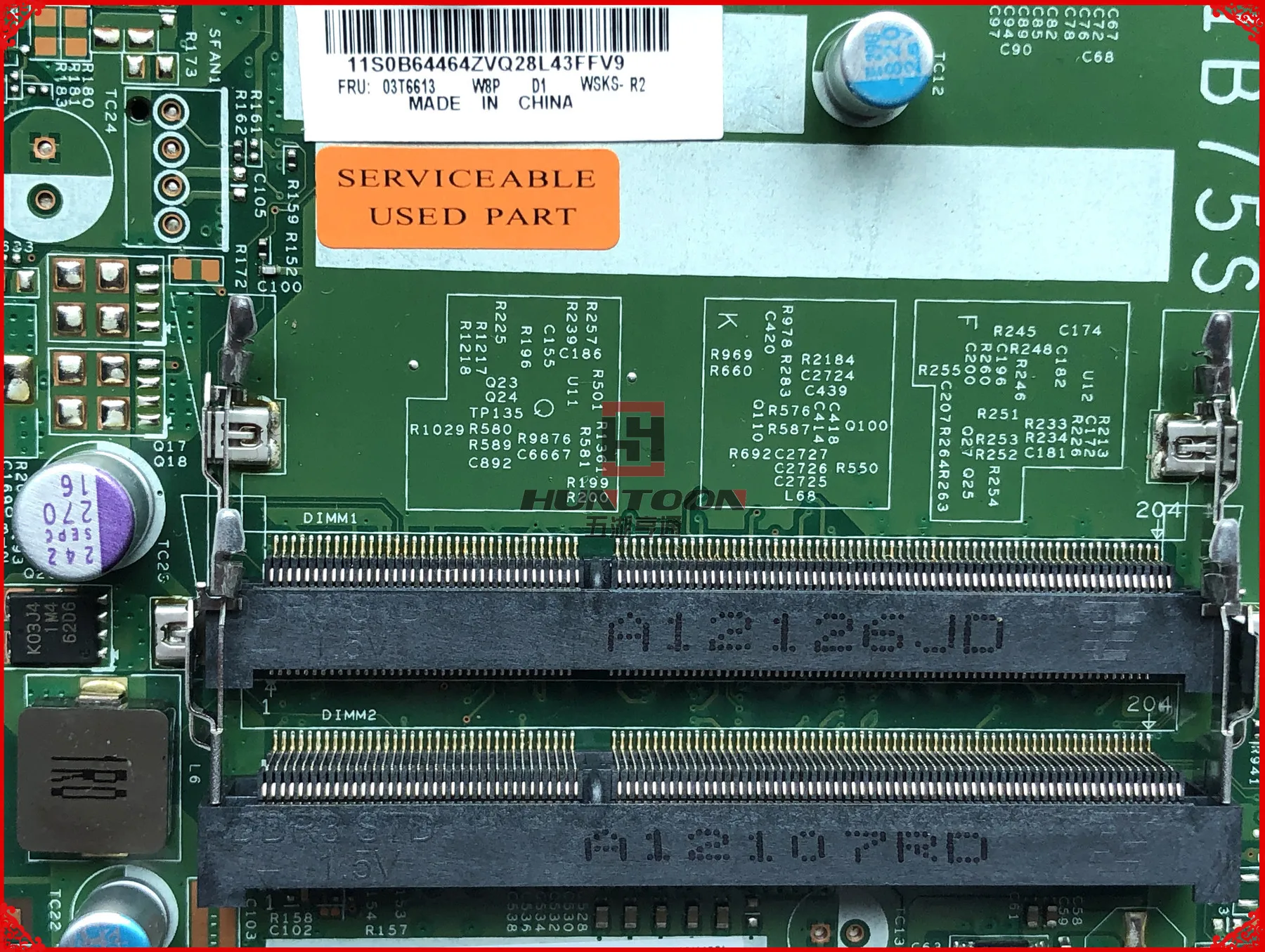 Подлинная материнская плата для lenovo ThinkCentre Edge 92Z LGA1155 FRU: 03T6613 PIB75F 11091-1M IB75S 48.3hf0501m