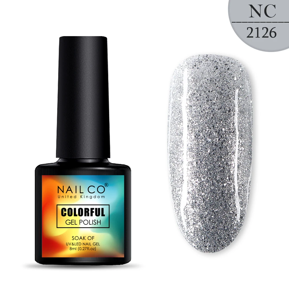 NAILCO, 8 мл, 130 цветов, Гель-лак для ногтей Lucky color, Гель-лак для ногтей, дизайн ногтей, Гель-лак Esmalte Nails Lak Hybrid Soak Off - Цвет: 2126