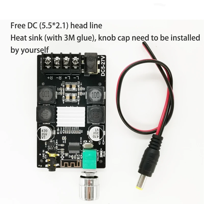 HIFI беспроводной Bluetooth 5,0 TPA3116 цифровой усилитель мощности ...