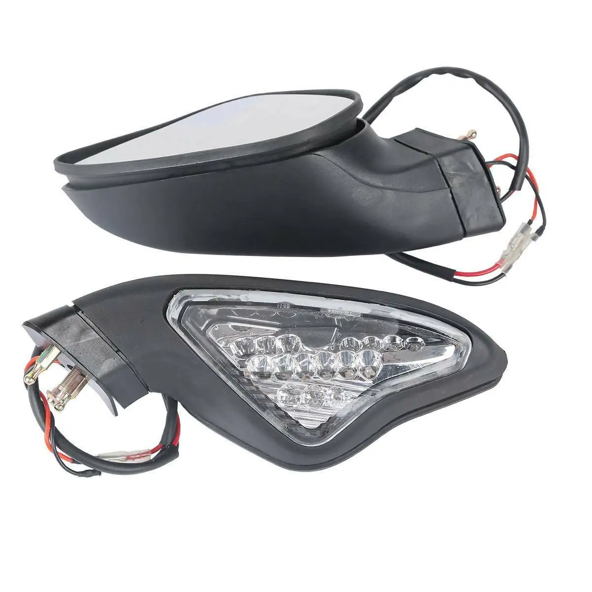 Motorcycle Black Rearview Mirror Turn Signal For Ducati 848 1098 1098S  1098R 1198 1198S|Side Mirrors  Accessories| - AliExpress