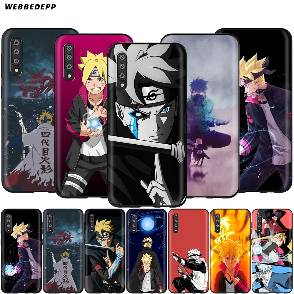 

Webbedepp Boruto Case for Samsung Galaxy S7 S8 S9 S10 Plus Edge Note 10 8 9 A10 A20 A30 A40 A50 A60 A70