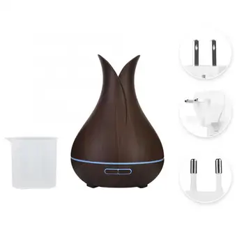 

400ml 100-240V Portable Desktop Car Diffuser Air Mist Maker Bedroom Mute Ultrasonic Humidifier 35ml/h 2.4MHz