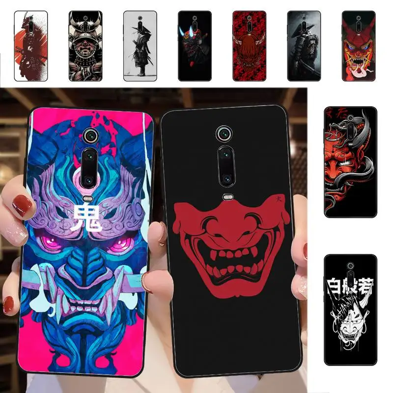 YNDFCNB японских самураев пластичный монтаж они маска чехол для телефона Xiaomi Redmi 5 6 7 8