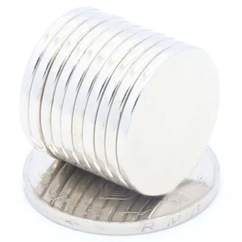 

Promotion! 100 Pcs 20X2 Mm Super Powerful Magnetic Sheets Disc 20Mm X 2Mm Strong Round Magnets N35 NdFeB Lot Neodymium Magnets S