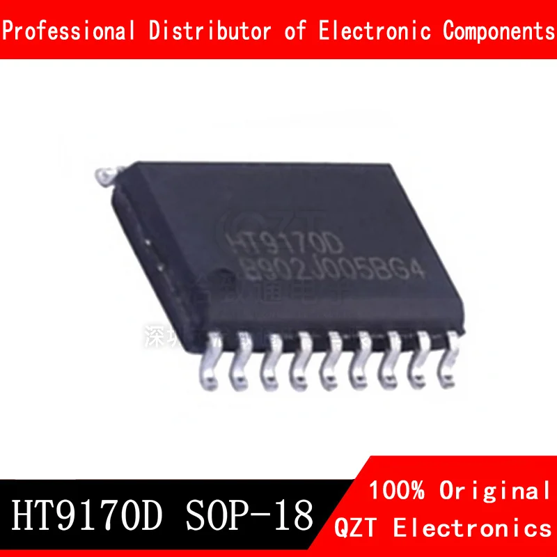 10pcs/lot HT9170D HT9170 SOP-18 Dual audio DTMF chip new original In Stock original adum1201brz adum1280crz adum1280arz adum1240arz adum1280brz dual channel digital isolator ic chip sop 8