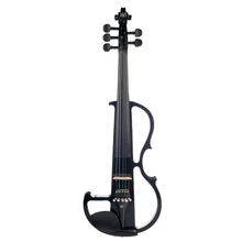 NAOMI Electric Violin 5 String Electric Violin Ebony Fretboard/Tailpiece/Chin Rest+Bow/Case Nice Sound