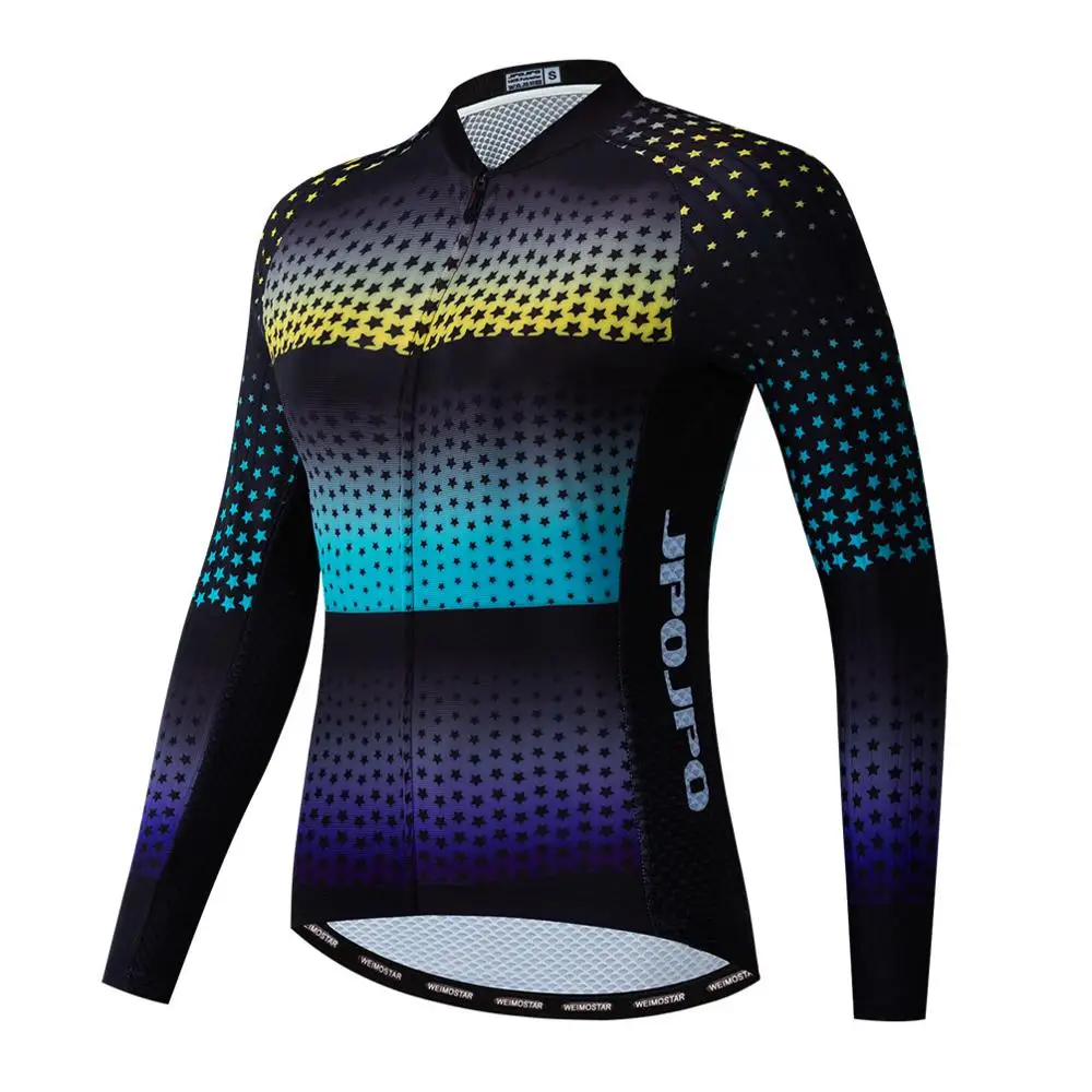 Осень Pro Team Велоспорт Джерси для женщин с длинным рукавом Mount taion велосипедная одежда Весна Дорога MTB велосипед Джерси гонки Велоспорт рубашка Топ - Цвет: Color 7