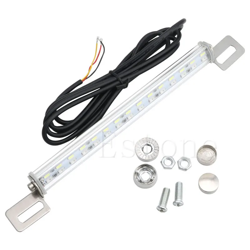

Car 30 LED 18W Light Bar Brake Tail Reverse Rear License Plate Lamp Red & White