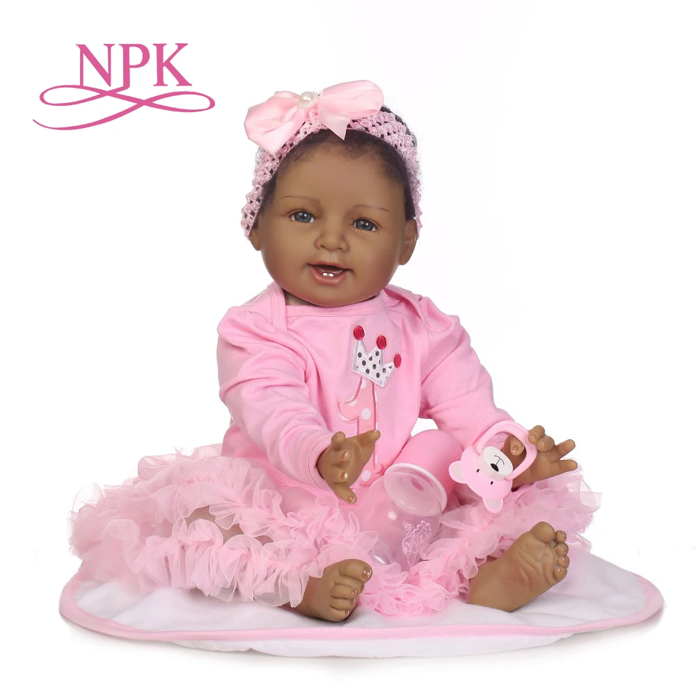 

Silicone Doll for Girl Handmade Soft Reborn Toddlers Dolls Lifelike Vinyl Simulation Newborn Baby Princess Toys for Children
