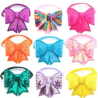 50PCS Dog Accessories Summer Style Sequins  Pet Dog Bow Tie Adjustable Cat Puppy Collar Bowties Dog Grooming Accessories 1