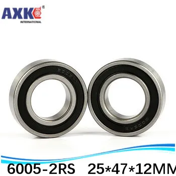 

2pcs Free Shipping SUS440C environmental corrosion resistant stainless steel bearings (Rubber seal cover) S6005-2RS 25*47*12 mm