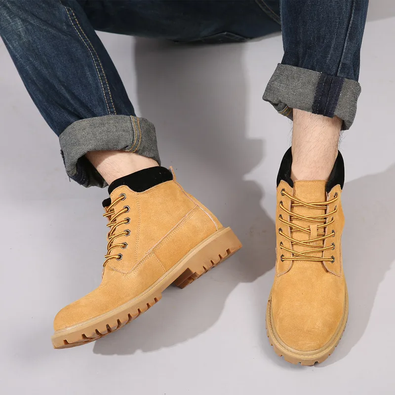 

Boots Men's Autumn New Style Martin Boots Desert Worker Boots Big Head Workwear MEN'S SHOES Casual Versatile Fashion Outdoor Eng
