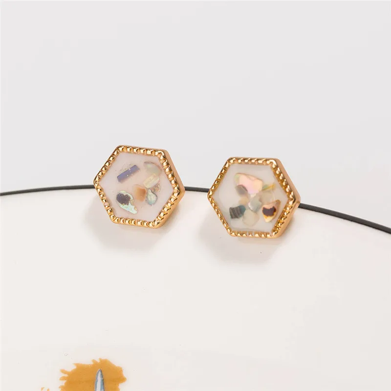 geometric earrings