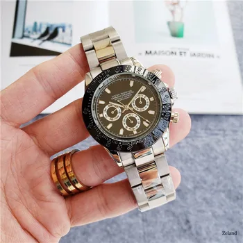 

AAA Quality Luxury Brand Men's RLX Stainless Steel Business Quartz Watch Personalized Color Fashion Men's Watch