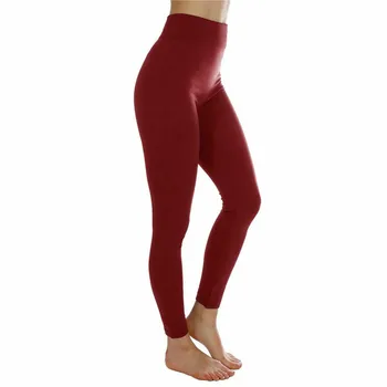 

Women Leggings New Solid Color Fitness High Waisted Sport Gym Long Pants Female Slim Pencil Trousers Female Autumn Sportpant Hot