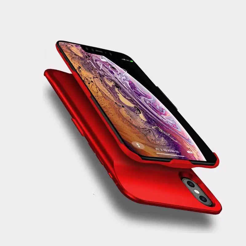 Чехол с зарядным устройством для iPhone xs max, 10000 мА/ч, чехол с зарядным устройством для внешнего аккумулятора, резервный чехол для iPhone xs max