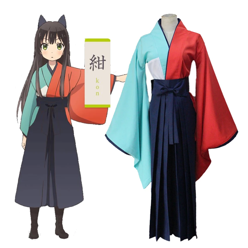 Anime Urara tatsumi kon Costumes Japanese Kimono Cosplay Tatsumi Kon Bathrobe Uniform Suit For Women Halloween Party Costume |
