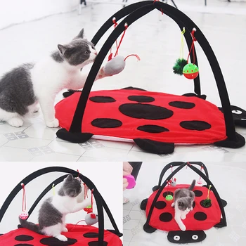

Foldable Play Hanging Cat Supplies Shape Comfortable House Funny Removable Training Furniture Pet Bed Toy
