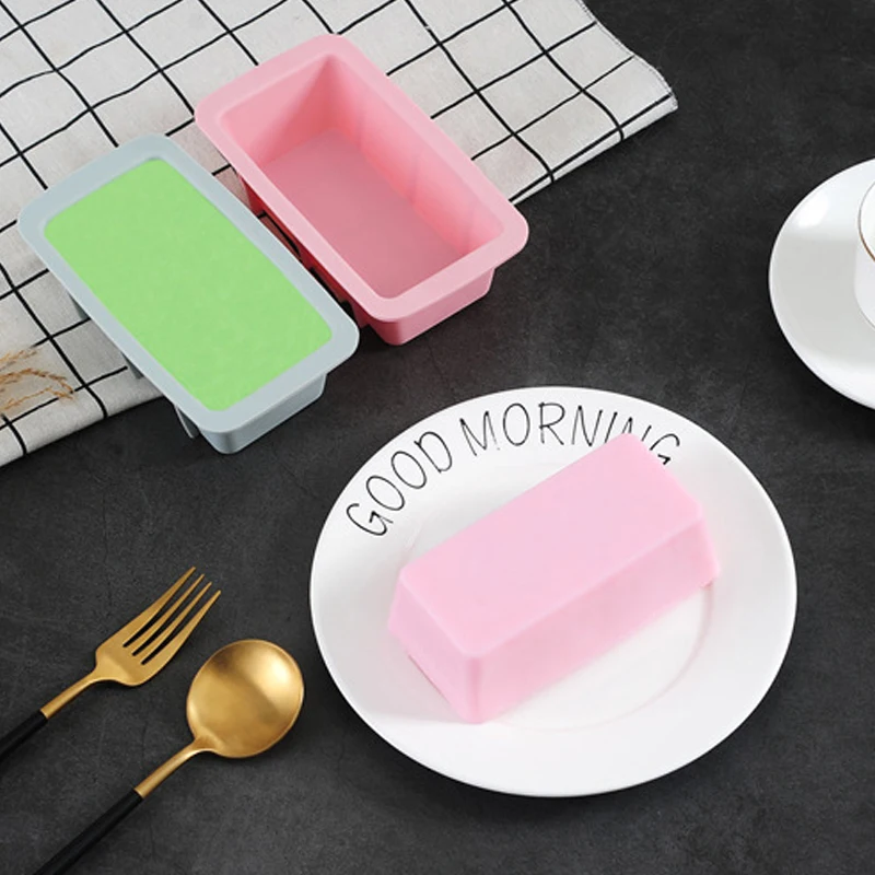 Небольшой прямоугольный силиконовый тост торт форма для выпечки хлеба