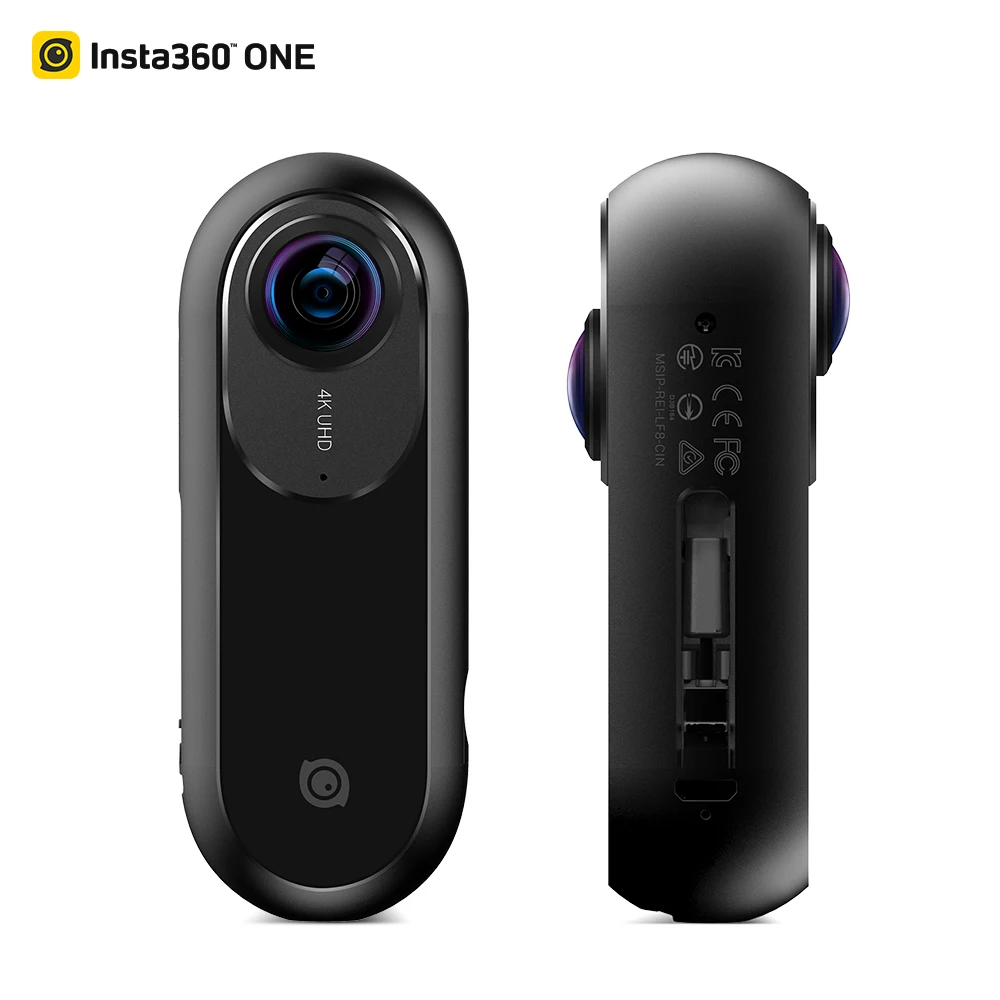 Insta360 один 4K 360 экшн-Камера спортивные Камера 24MP пуля время 6-осевой гироскоп Поддержка BT для iPhone Cam