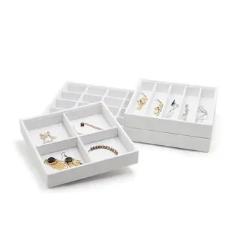 

Jewelry Trays Stackable Showcase Display Drawer Organizer Jewelry Accessary