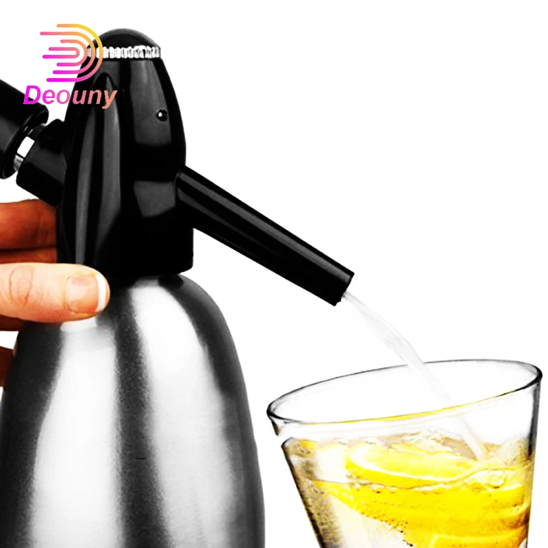 Soda Water Siphon, Ultimate Aluminum for Soda Maker, 1 Liter Make InVintage Use, Standard Adapter, Co2 Bar, Home Tools
