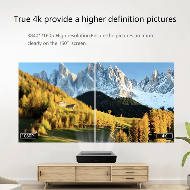 Formovie 4k проектор домашний Театр лазерный телевизионные проекторы 2000 ANSI люмен 3D